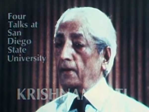 Krishnamurti - Acabar con el miedo - 1. ¿Cómo aprende uno sobre sí mismo?