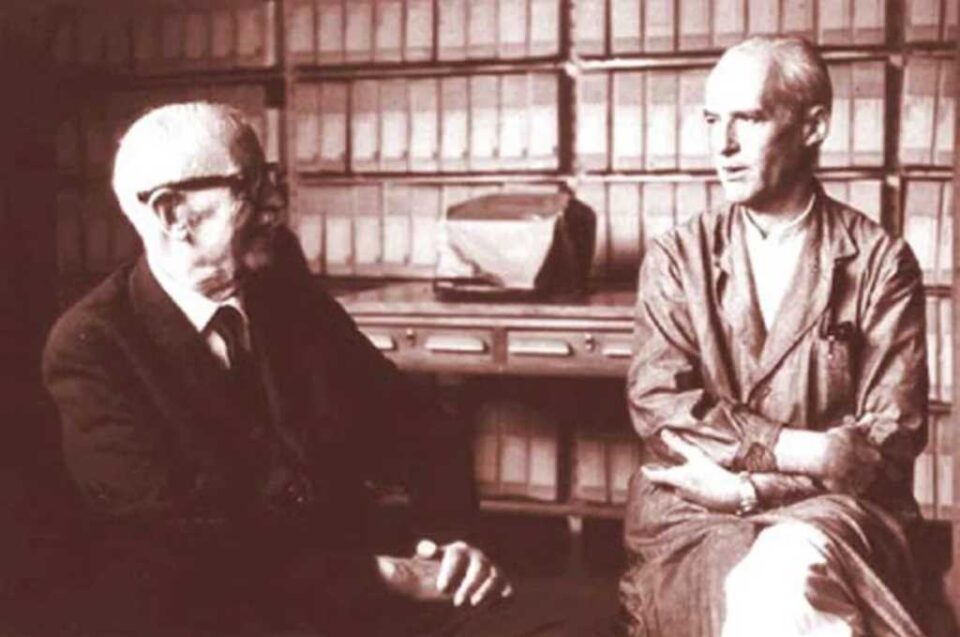 Luis Federico Leloir y Bernardo Houssay